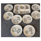 Shafford Co Seafood Tray & Plates