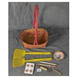 Basket with Advertising Items Inc Robersonville