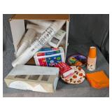 Box of Paper Products inc Halloween