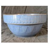 Antique Blue Picket Fence Mixing Bowl
