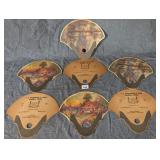 7 Vintage Greenville NC Advertising Funeral Fans