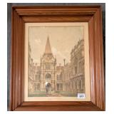 Pine Framed Print of Burleigh Northamptonshire