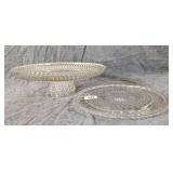 2 Cake Plates Inc Indiana Diamond Point