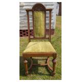 Gorgeous Green Velvet Upholstered Chair