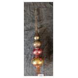Vintage Glass Christmas Tree Topper