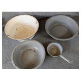 4 Pieces of Enamelware