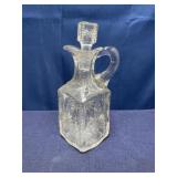 Glass decanter 9.5 inches tall