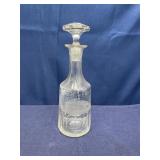 Vintage Mount Vernon etched glass decanter 10