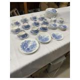 53 pc china set mostly Wedgwood Countryside