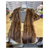 Vintage fur shawl needs repair