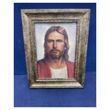 Religious framed print 7 x 9 inches