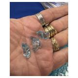 Vintage Beads Findings Crafting Mixed Lot