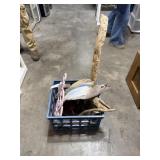 Crate nautical driftwood etc