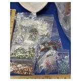 Vintage Beads Findings Crafting Mixed Lot