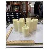 Lot of 7 electric candles, note attached says