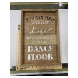 Rustic party sign, You can find your seat here