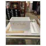 Cards box with removable lid, for wedding, party,