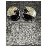 Vintage pierced earrings marked Trifari