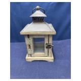 Rustic style lantern 5 x 5 x 9