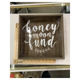Honeymoon Fund box with slit on top, Wedding