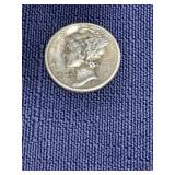 .90 silver 1941 Mercury dime