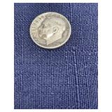 .90 silver 1946 Roosevelt dime