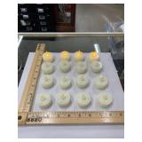 Lot of 14 LED Tea lights, Appear to work