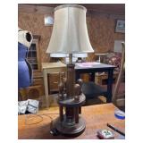 32 inch Old wooden lamp pegs come out