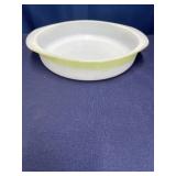 Vintage PYREX lot 8 inch white deep serving dish,