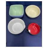 4 soup bowls dessert cereal etc. sizes range 4 to
