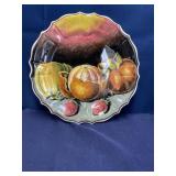 Signed 13-inch large fruit tray / serving plate