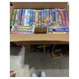 Box lot Disney VHS movies and others, all