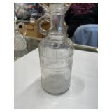 Vintage 8-inch White House vinegar bottle missing