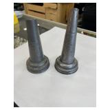 2 vintage metal oil spouts Master Mfg. Co.