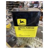 Vintage John Deere 2 gallon oil can Special