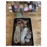 VIntage Jewelry watches misc Lot Display Not