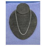 17 inch sterling silver chain necklace