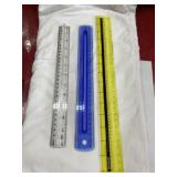 Word processing & crafting rulers Westcott etc