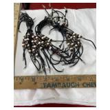 Commercial bracelets lot brown and white beads