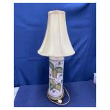 Vintage 25 inch ceramic lamp electric untested