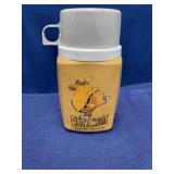 Vintage Fat Albert thermos with lid and cup. Cup