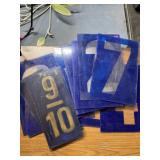 Stack of gas pump sign numbers, mixed lot