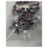 Commercial necklace lot pink beads and frogs