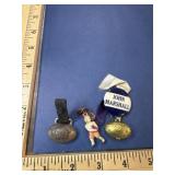 Vintage football sports metal collectible lot