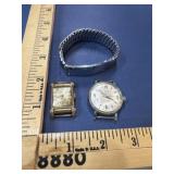 Vintage Bulova Timex watches  & ID bracelet lot