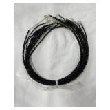 Necklace making lot tiny black beads