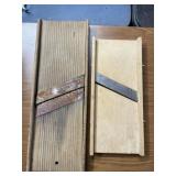 Vintage vegetable slicer lot of 2