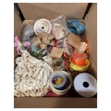 Box lot crafting supplies