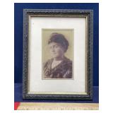 Vintage photo in 7x9 wood frame