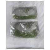 Commercial necklace lot green beads 2 packages